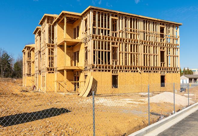 fenced construction zones promote safety and security in Kensington